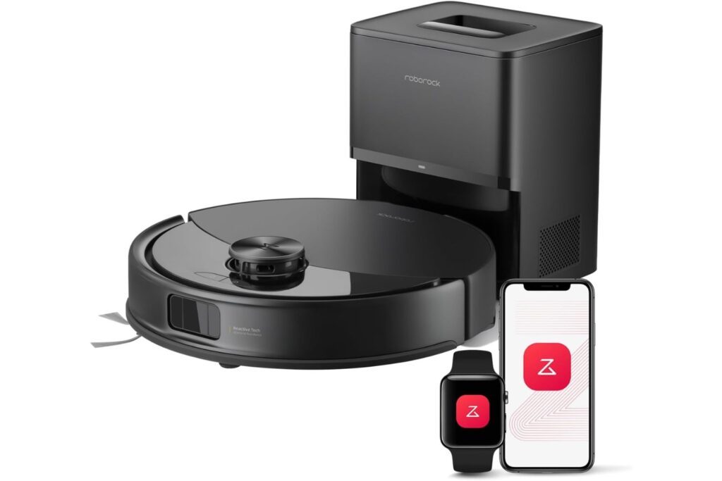 Roborock Q10 S5+ Robot Aspirador y Fregasuelo 2 en 1 de 10000 Pa, Doble Sistema Antienredos, Obstacle Avoidance, 7 Weeks Self-Emptying, Navegación PreciSense LiDAR, Control por App, Negro