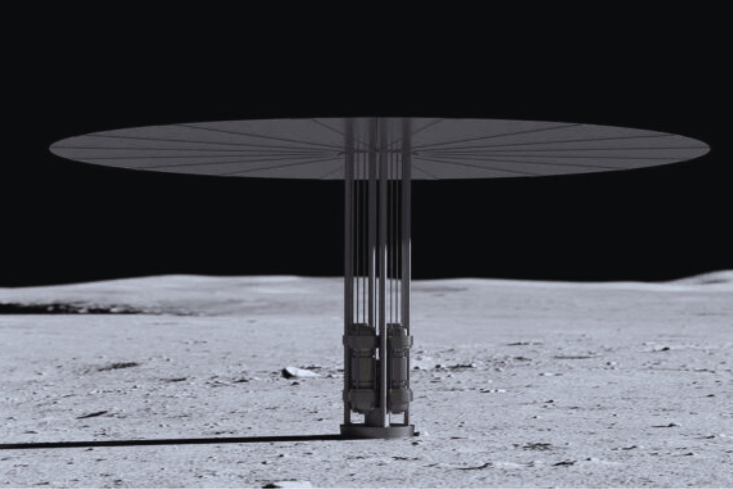 La Luna guarda un secreto en construcción. La NASA planea instalar allí un reactor nuclear antes de 2030