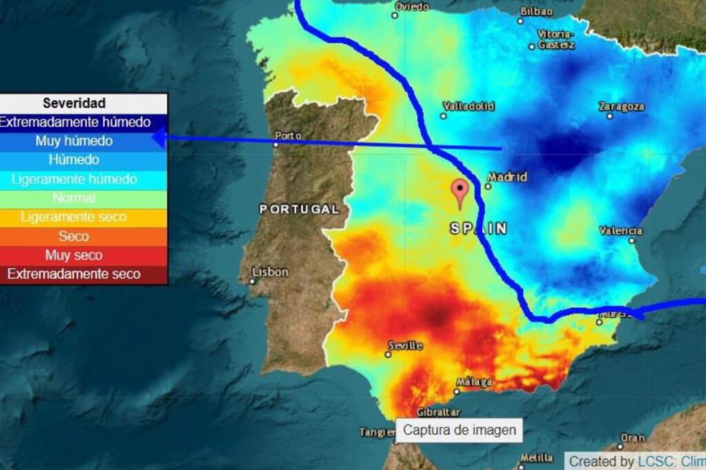 Un río atmosférico cruza el Atlántico: lluvias intensas y humedad tropical llegan este fin de semana