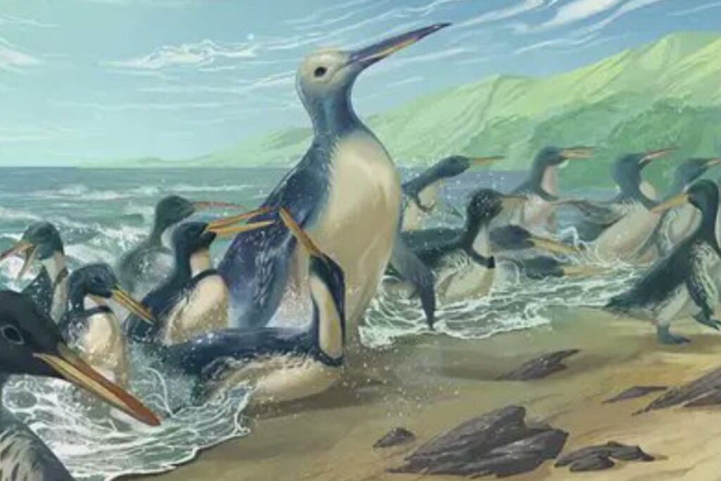 Los pingüinos que cazaban con dagas: los fósiles de Nueva Zelanda que reescriben su historia