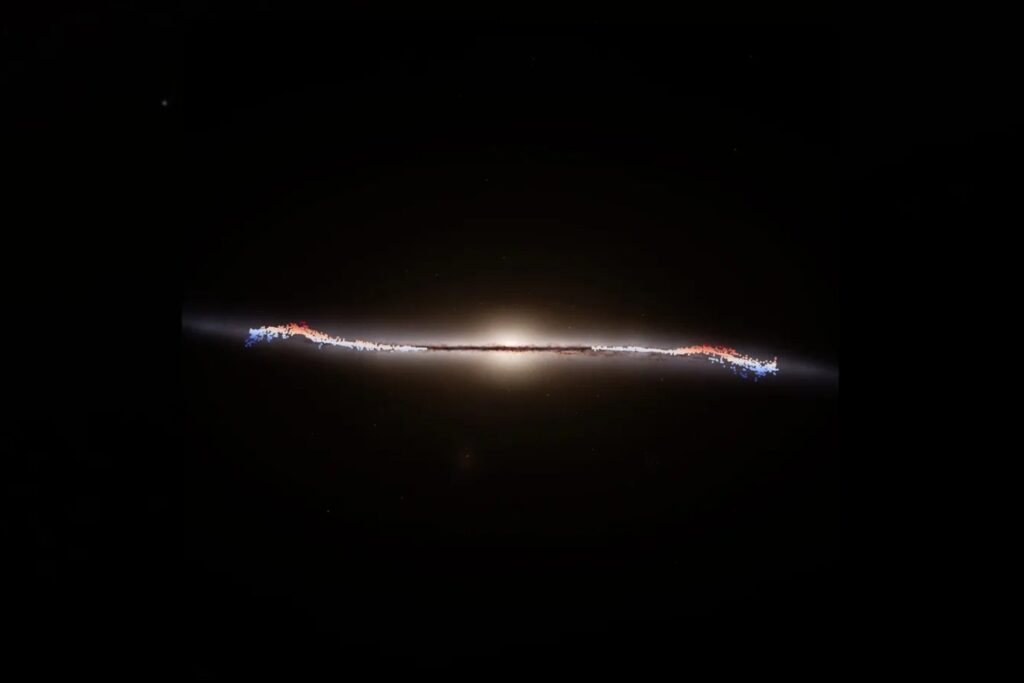 La Vía Láctea no es un disco plano: Gaia revela una onda gigante que ondula millones de estrellas a lo largo de la galaxia