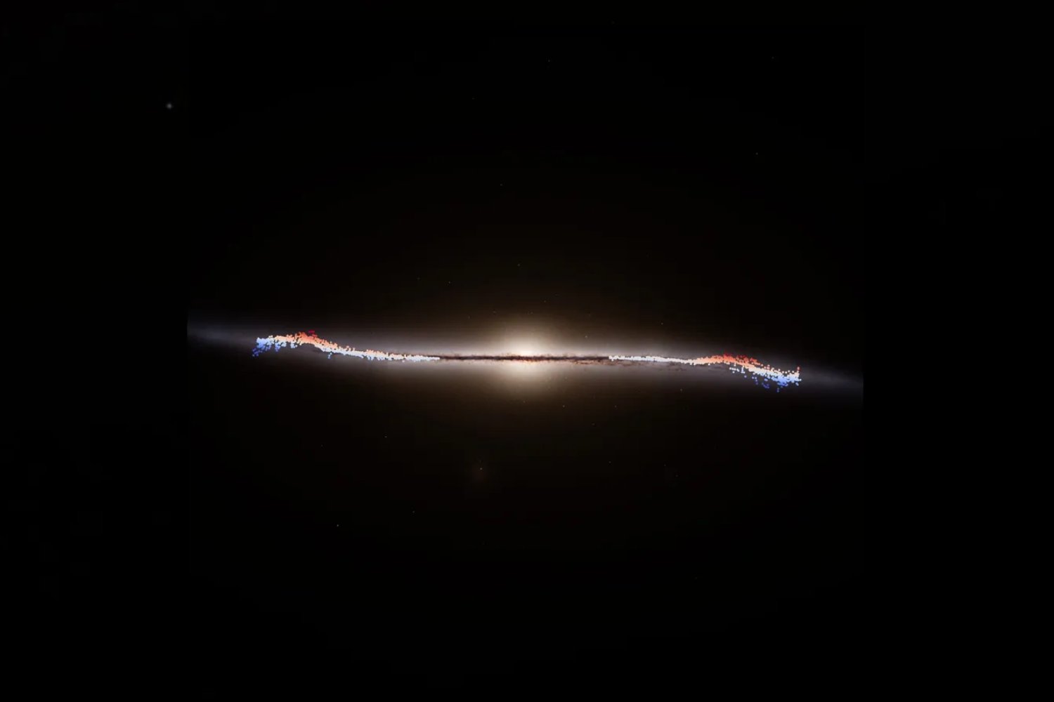 La Vía Láctea no es un disco plano: Gaia revela una onda gigante que ondula millones de estrellas a lo largo de la galaxia