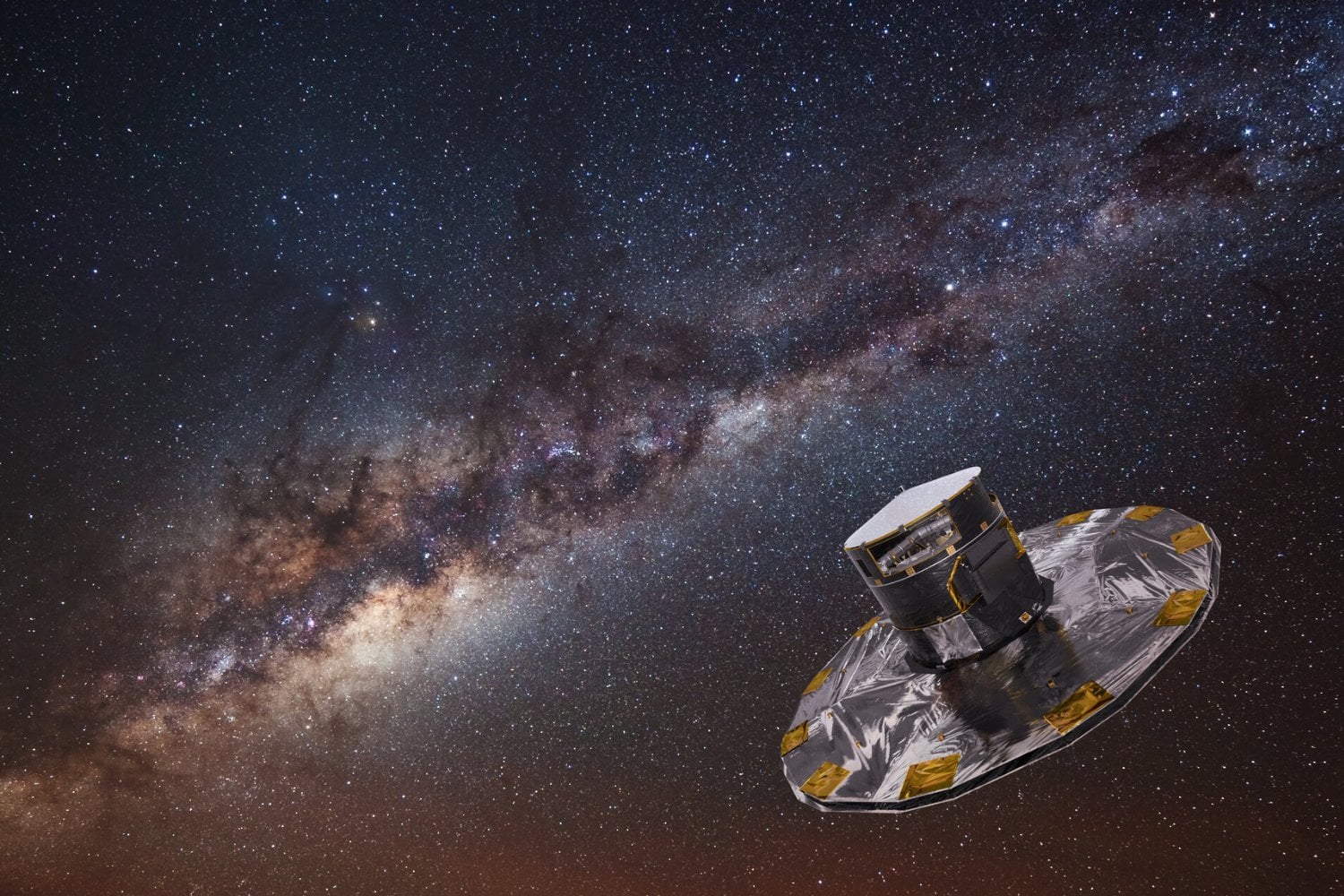La Vía Láctea no es un disco plano: Gaia revela una onda gigante que ondula millones de estrellas a lo largo de la galaxia