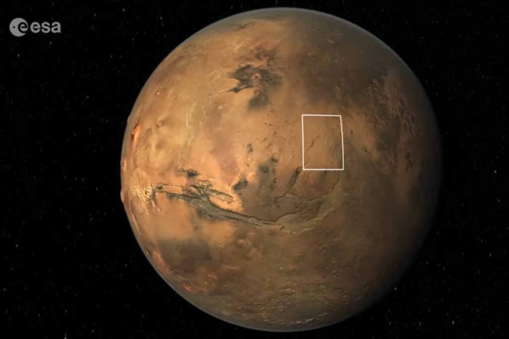 Revelan imágenes inéditas en 3D que exponen huellas de antiguos océanos marcianos. La ESA reconstruye cómo el agua cambió Marte para siempre