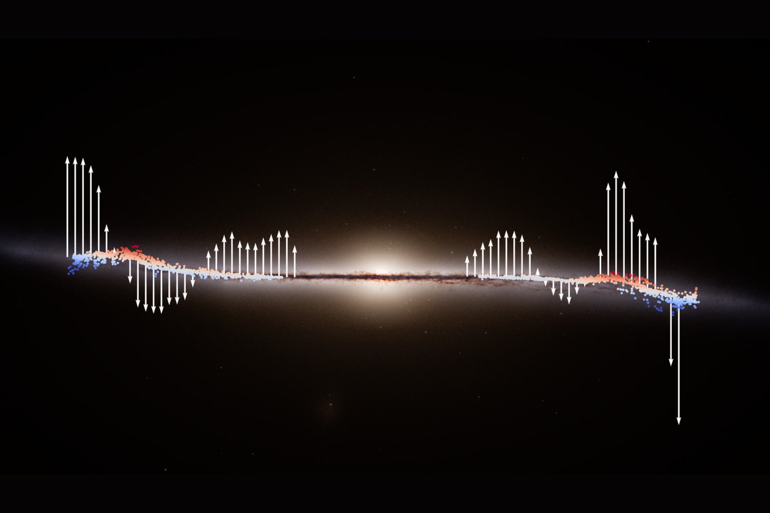La Vía Láctea no está quieta. La ESA ha descubierto una ola cósmica gigante que atraviesa nuestra galaxia y pone en duda todo lo que creíamos saber