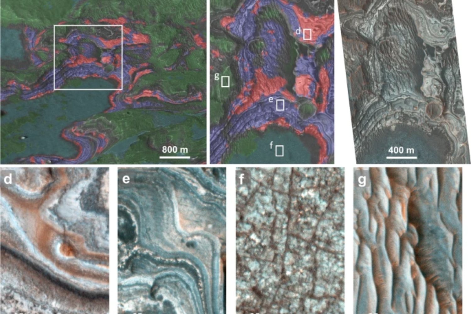 El hallazgo de un mineral misterioso en Marte reescribe su historia geológica. Un pico de luz reveló pruebas de calor, agua y oxidación en el planeta rojo