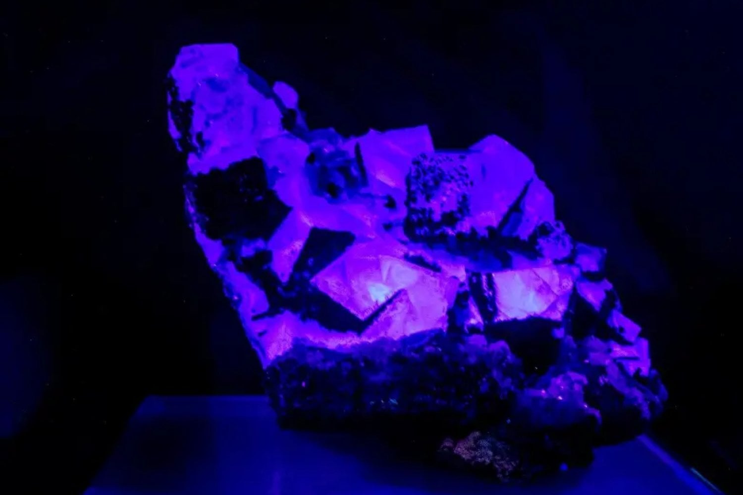 Parecen rocas comunes. Pero cuando se apagan las luces, revelan un fenómeno invisible que transforma la oscuridad en color