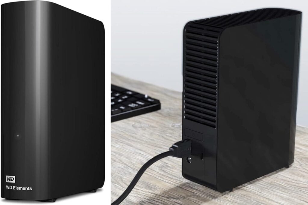WD Elements 20 TB Disco duro externo de escritorio, Compatibilidad USB 3.0, Plug-and-Play solución para un fácil almacenamiento adicional de tus fotos, música, vídeos y archivos importantes