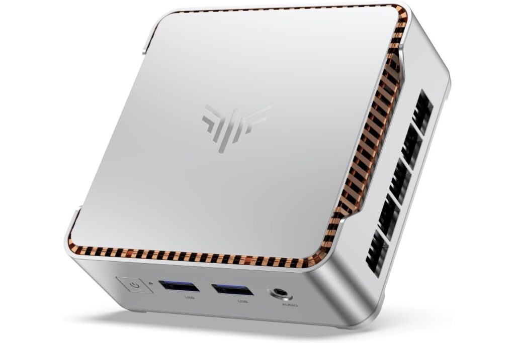 NiPoGi Essenx E2 Mini PC Twin Lake N150 W-11 Pro(Βeat N97,hasta 3.6GHz),16GB DDR4 512GB M.2 SSD,Mini Ordenadore 4K@60Hz Dual Display,HDMI 2.0, DP, WiFi,BT, RJ45,Mini Computadora para Casa/Negocios
