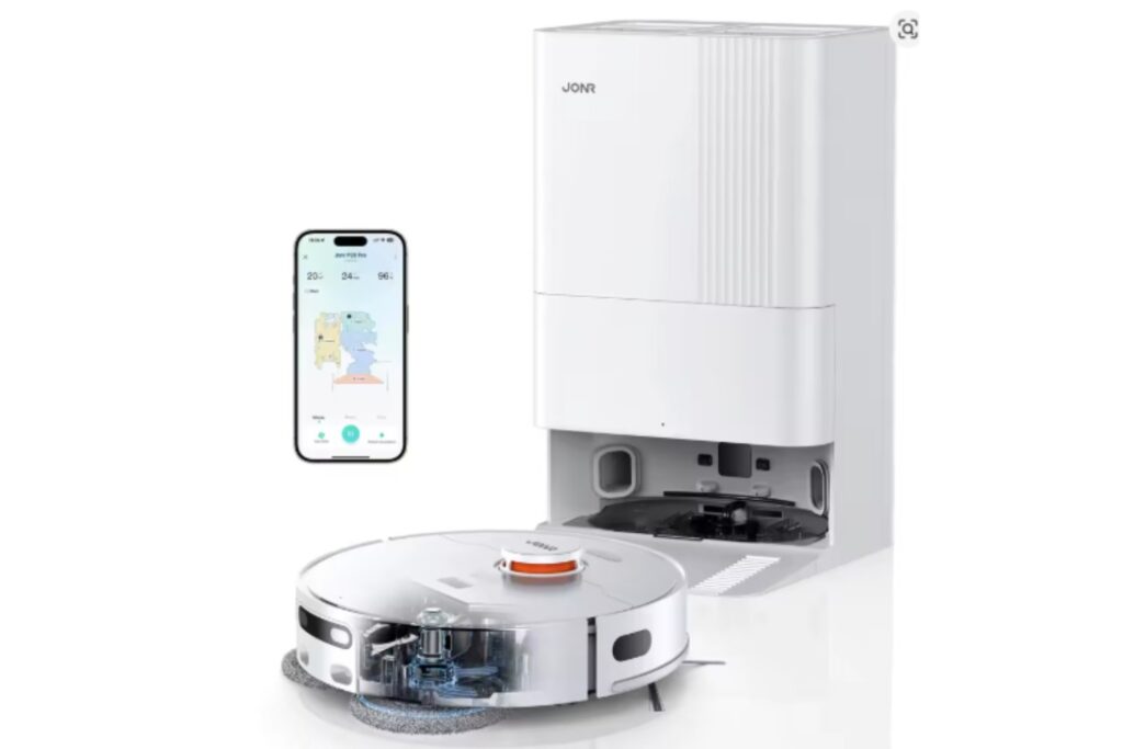 Robot aspirador JONR P20 Pro, edición internacional, fregado, secado al vacío, toallitas, limpieza automática, recolección de polvo, drenaje de agua