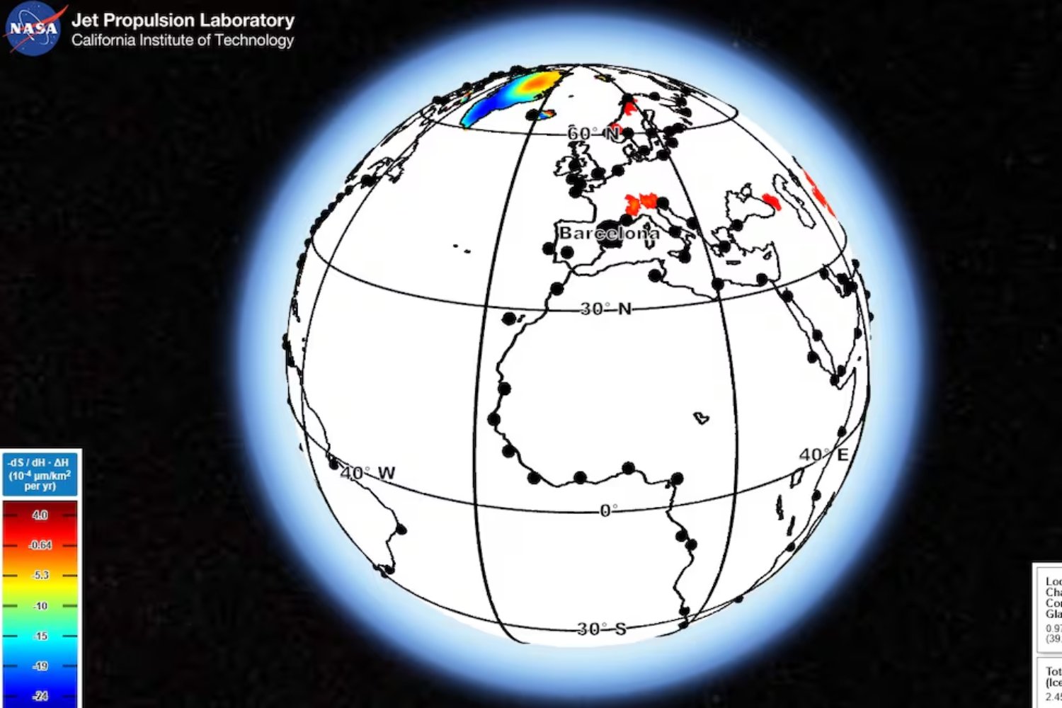 Qué pasaría si el hielo de Groenlandia se derrite por completo, según la NASA