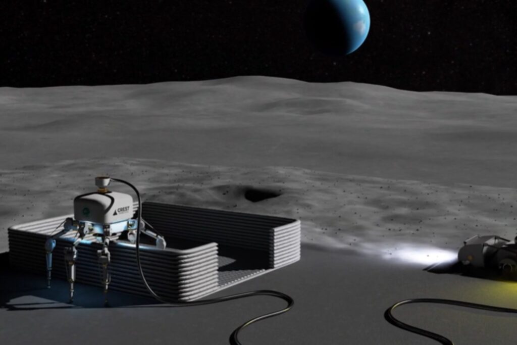 Un robot con patas de araña promete levantar una casa de 200 m² en 24 horas. Y lo hará usando residuos reciclados como ladrillo y vidrio