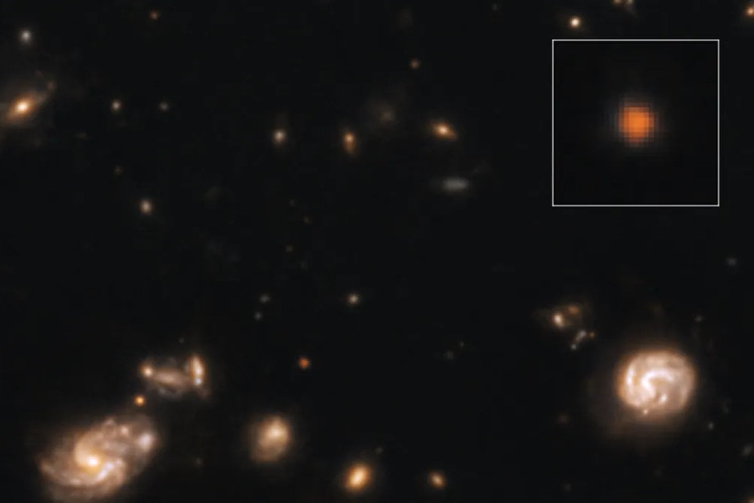 El James Webb encuentra una galaxia nacida apenas tres días después del Big Bang