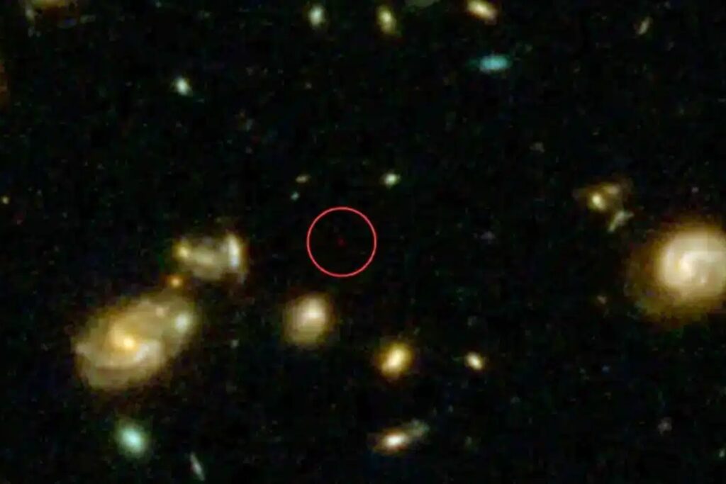El James Webb encuentra una galaxia nacida apenas tres días después del Big Bang