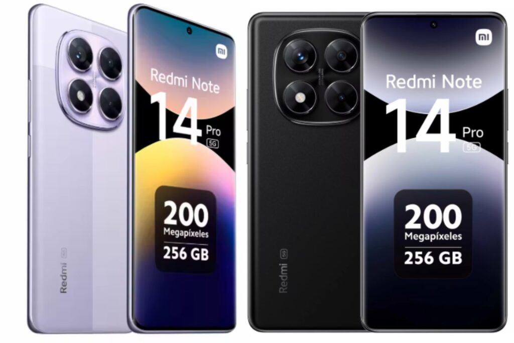 Xiaomi Redmi Note 14 Pro 5G - Smartphone 8+256GB, Pantalla 6.67" AMOLED FHD+ 120Hz, MediaTek Dimensity 7300-Ultra, Cámara 200MP (EU)