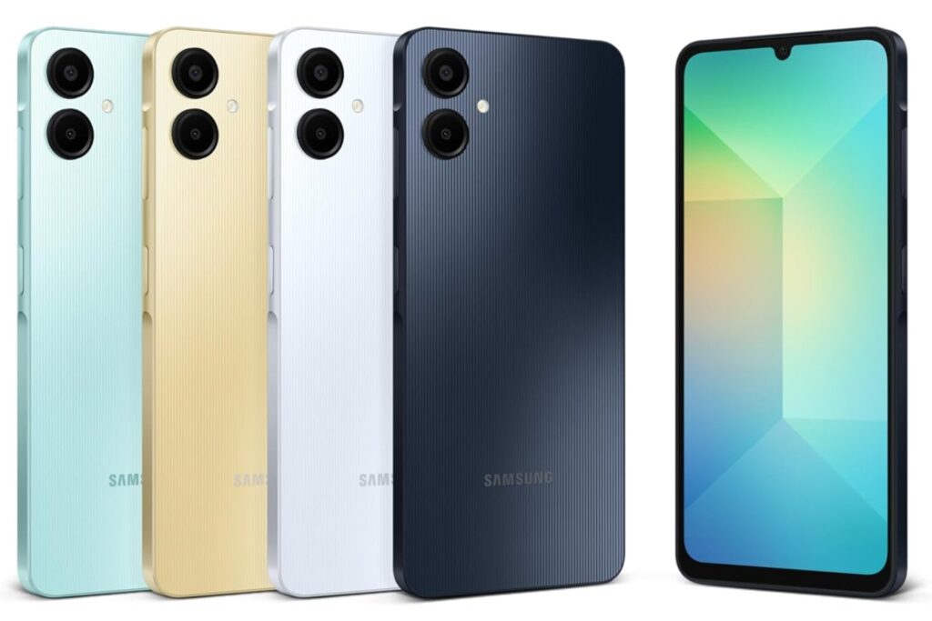 Samsung Galaxy A06 4G LTE Versión Global SM-A065F/DS, NO NFC, Pantalla de 6.7 Pulgadas, Dual SIM 50MP Doble Cámara Negro (Negro), 64GB
