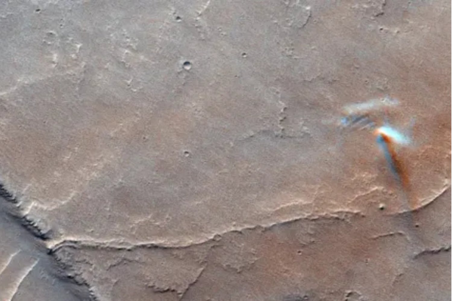 Donde el viento pinta el desierto rojo: los remolinos de Marte revelan un planeta que nunca duerme