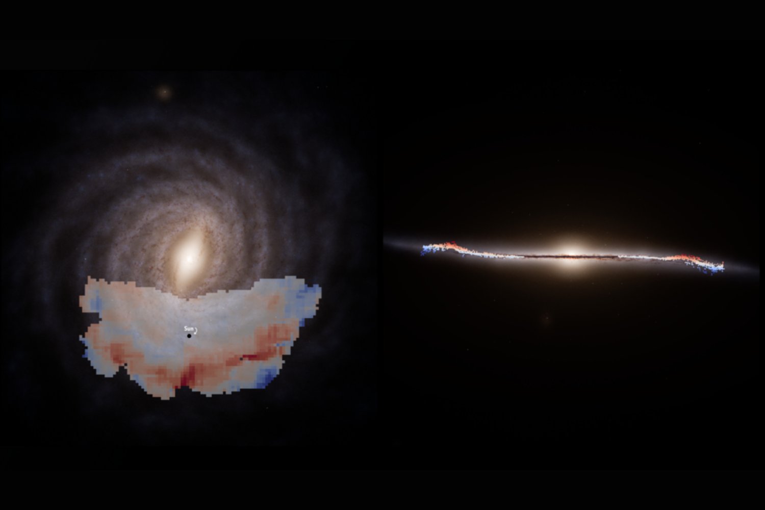 Una ola cósmica de origen desconocido recorre la Vía Láctea. Millones de estrellas viajan en un movimiento imposible de explicar