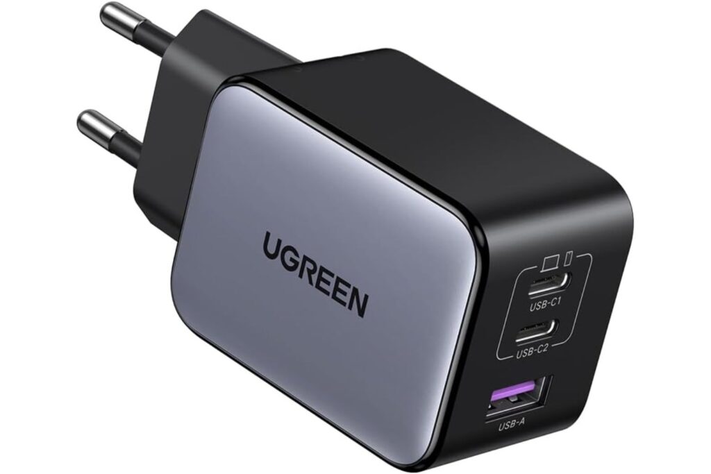 UGREEN Nexode X Cargador 65W USB C GAN, Alimentador Type C Compatible con Samsung Galaxy S24/ S23 Ultra, MacBook, iPhone 16/15/14/13/12, Lenovo, ASUS, iPad Pro/Air, Steam Deck