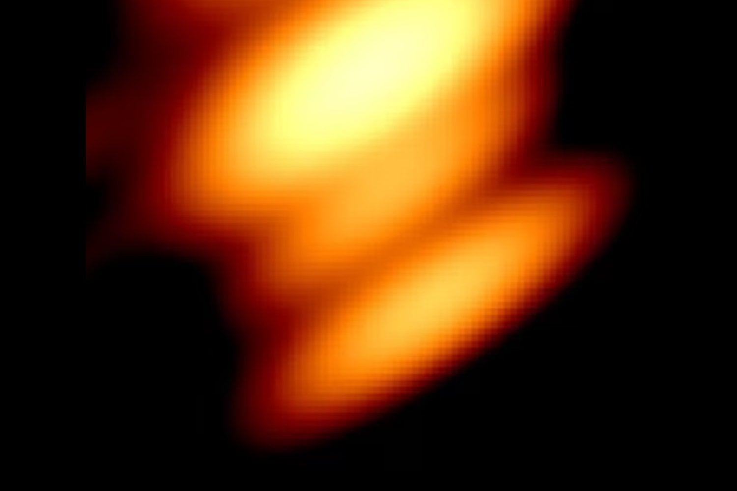Dos agujeros negros girando juntos a 5.000 millones de años luz. La imagen que confirma una sospecha que la astronomía llevaba cuarenta años intentando probar