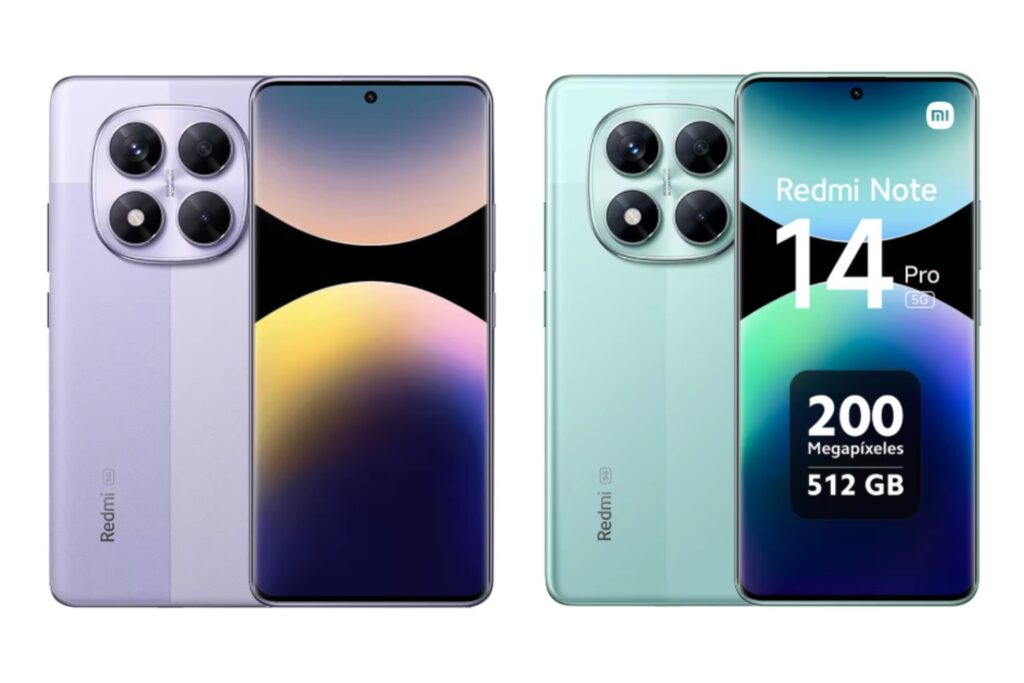 Xiaomi Redmi Note 14 Pro 5G Versión Europea 256GB/512GB MTK Dimensity 7300-Ultra Pantalla AMOLED 6,67" 120Hz, 200MP, IP68, NFC