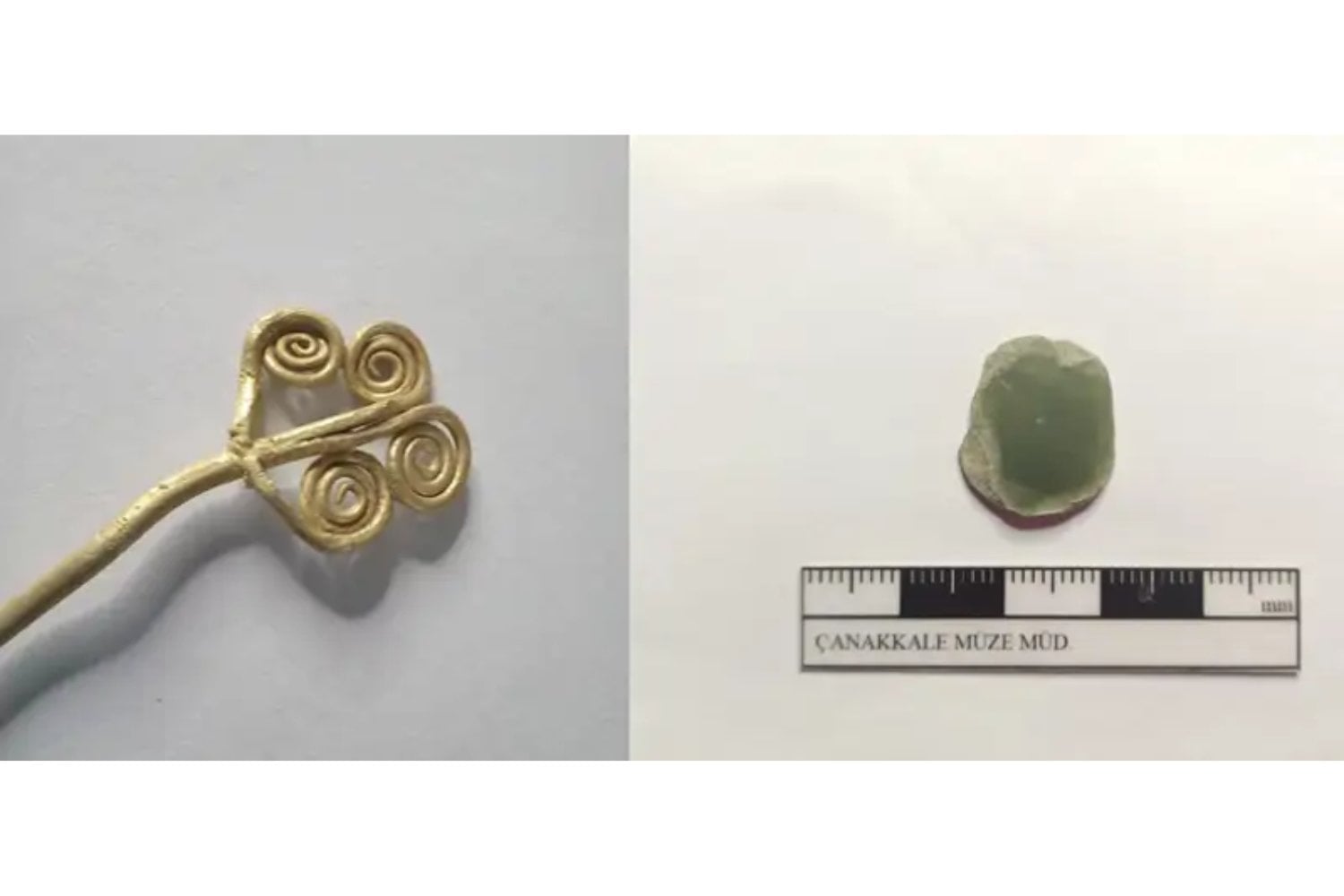 Troya guarda aún secretos: descubren un broche de oro de 4.500 años y una piedra de jade que apuntan a redes de comercio inimaginables