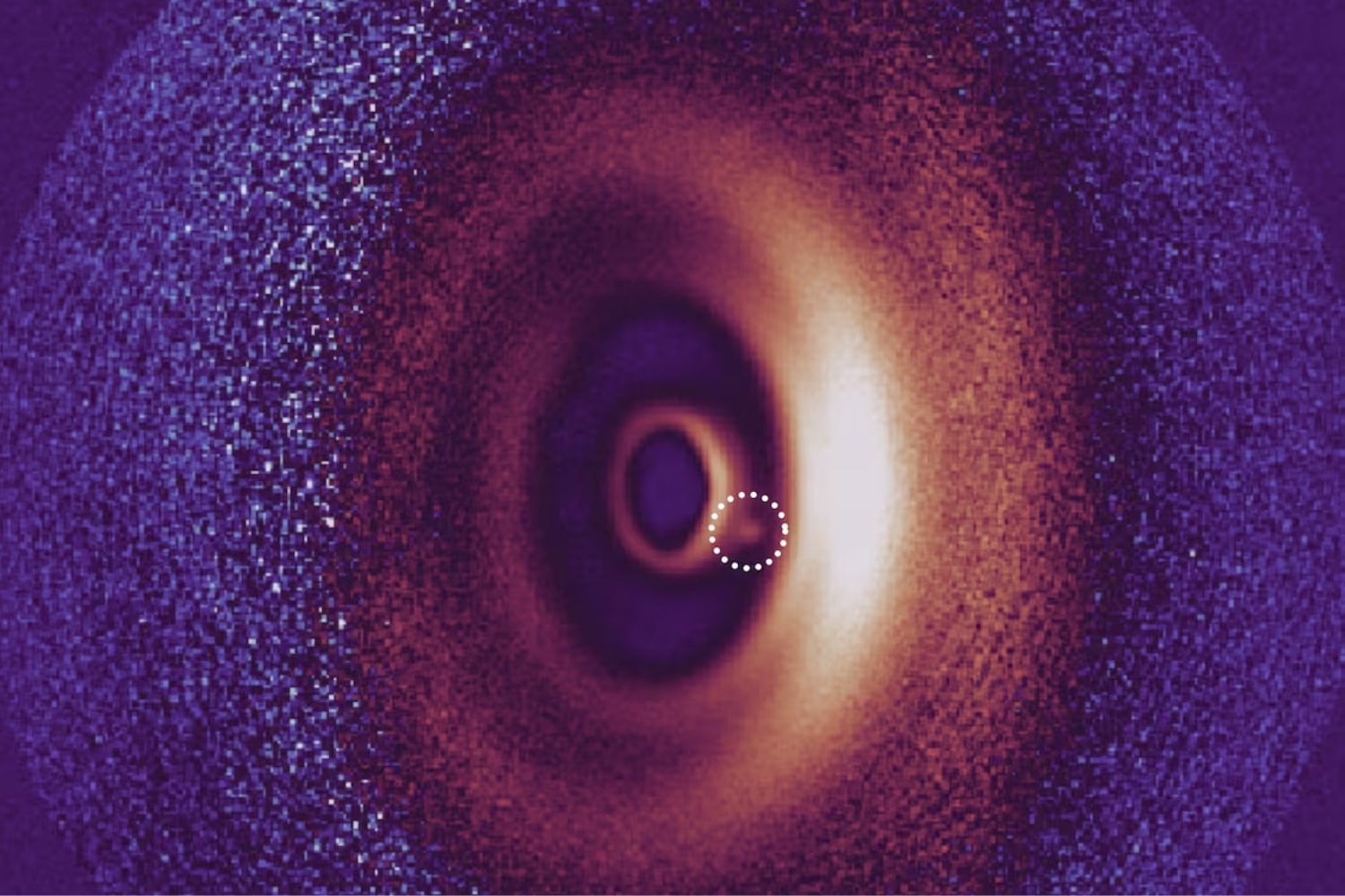 Un planeta bebé captado en el momento exacto de su nacimiento. La imagen más clara hasta ahora de cómo se forma un mundo fuera del sistema solar