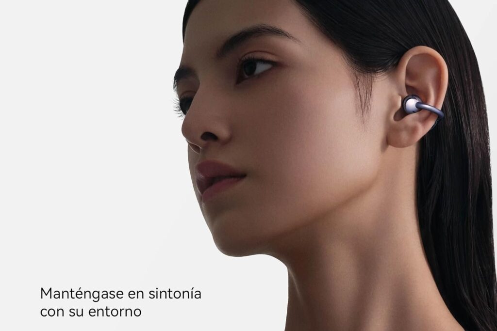 HUAWEI FreeClip,Auriculares Inalámbricos Bluetooth,Clip Innovador,Open-Ear,Gran Duración de Batería,Cancelación de Ruido en Llamadas por IA,Resistencia IP54 al Polvo y a Salpicaduras de Agua
