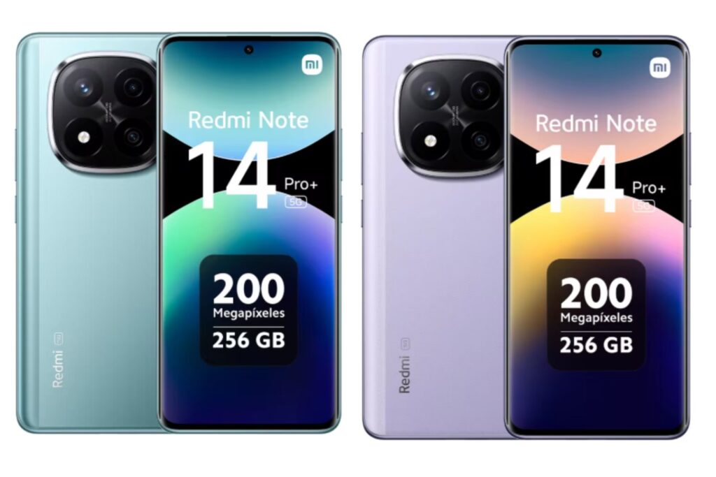 Xiaomi Redmi Note 14 Pro Plus 5G Versión Europea 256GB/512GB Snapdragon® 7s Gen 3 Pantalla AMOLED 6.67" 120Hz, 200MP, IP68, NFC