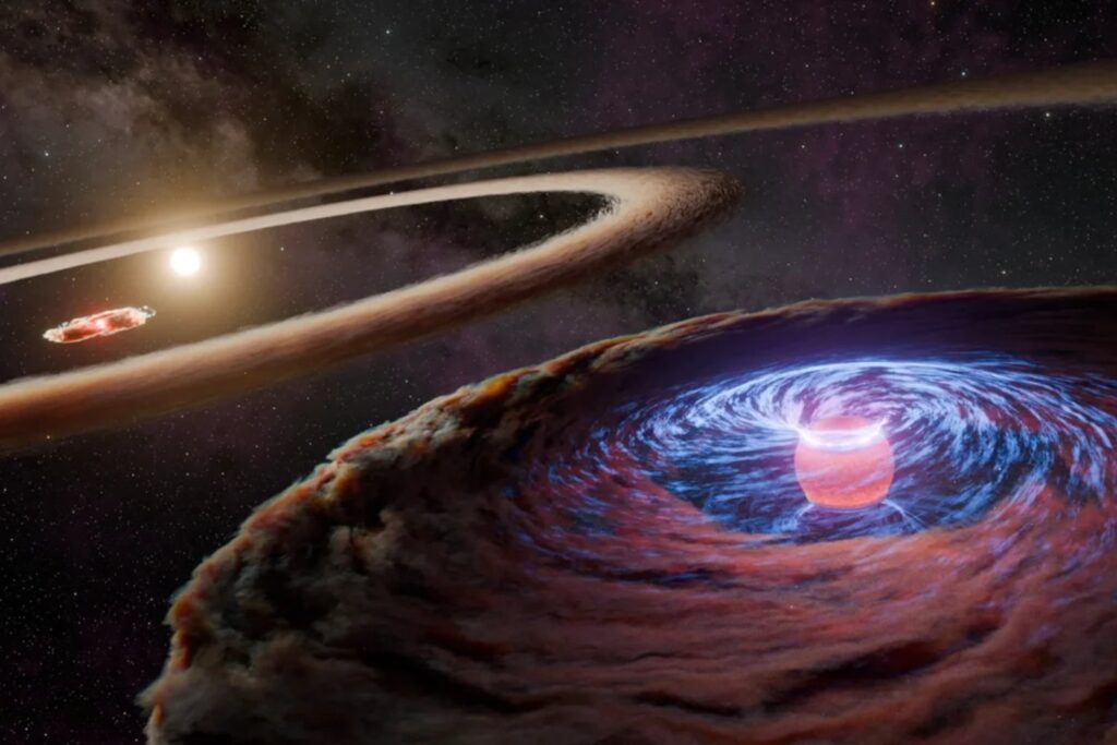 Un planeta bebé captado en el momento exacto de su nacimiento. La imagen más clara hasta ahora de cómo se forma un mundo fuera del sistema solar