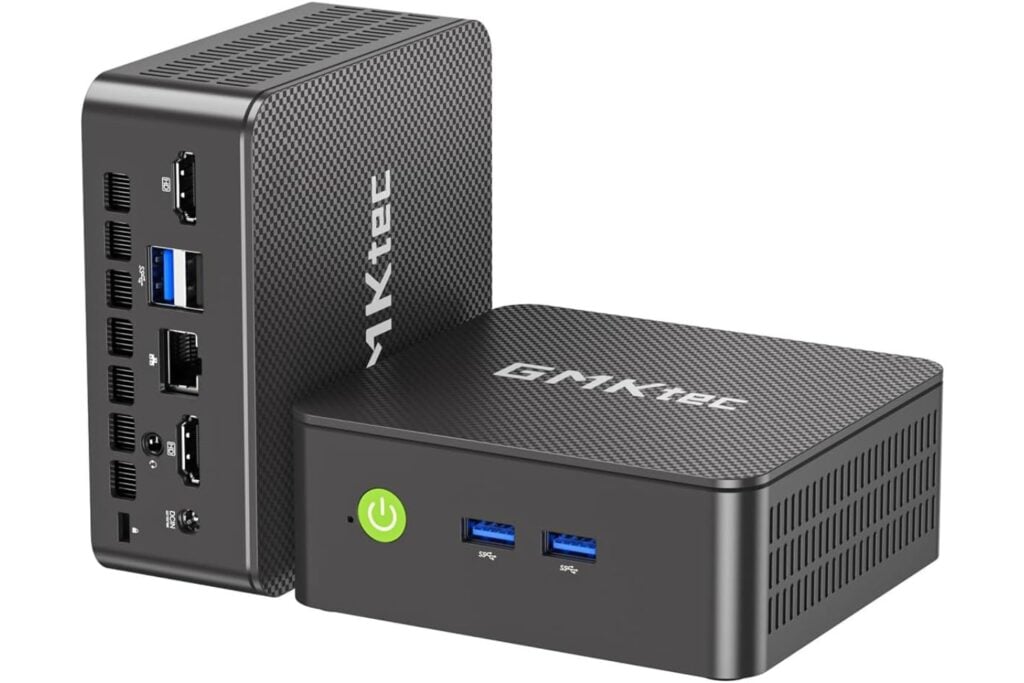 GMKtec Mini PC G3S N95 - Procesador Intel Twin Lake N95, 16 GB RAM 3200 MHz, SSD NVMe M.2 de 512 GB (Compatible con PCIe 3.0), 4 Puertos USB 3.2, Doble Salida HDMI 4K@60Hz