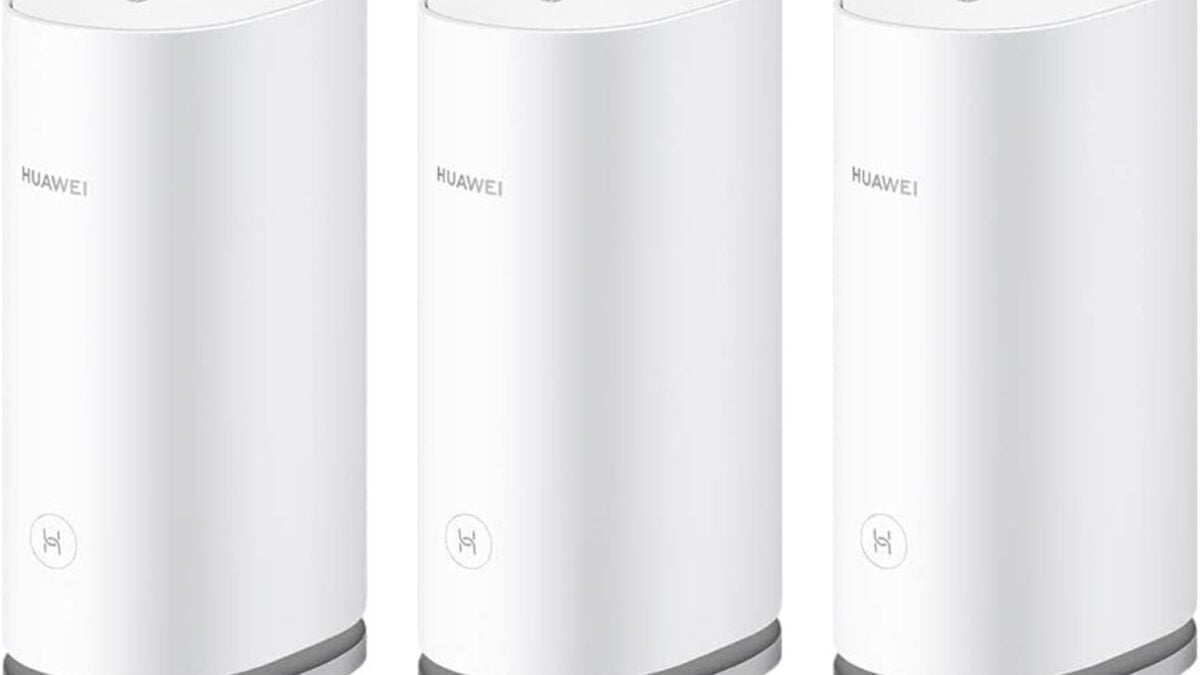 Huawei prácticamente regala este Pack de 3 Routers Mesh WiFi 6, casi ...