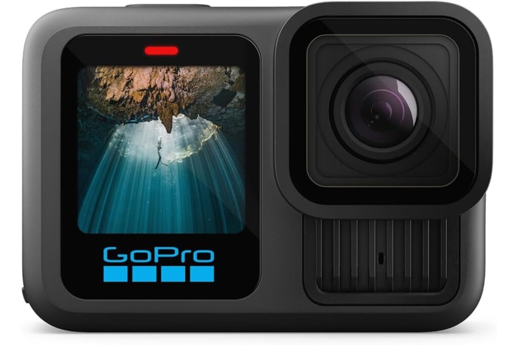 GoPro HERO13 Black - Cámara de acción Resistente al Agua con vídeo 5.3K60, fotografía de 27 MP + compatibilidad con Lentes Serie HB