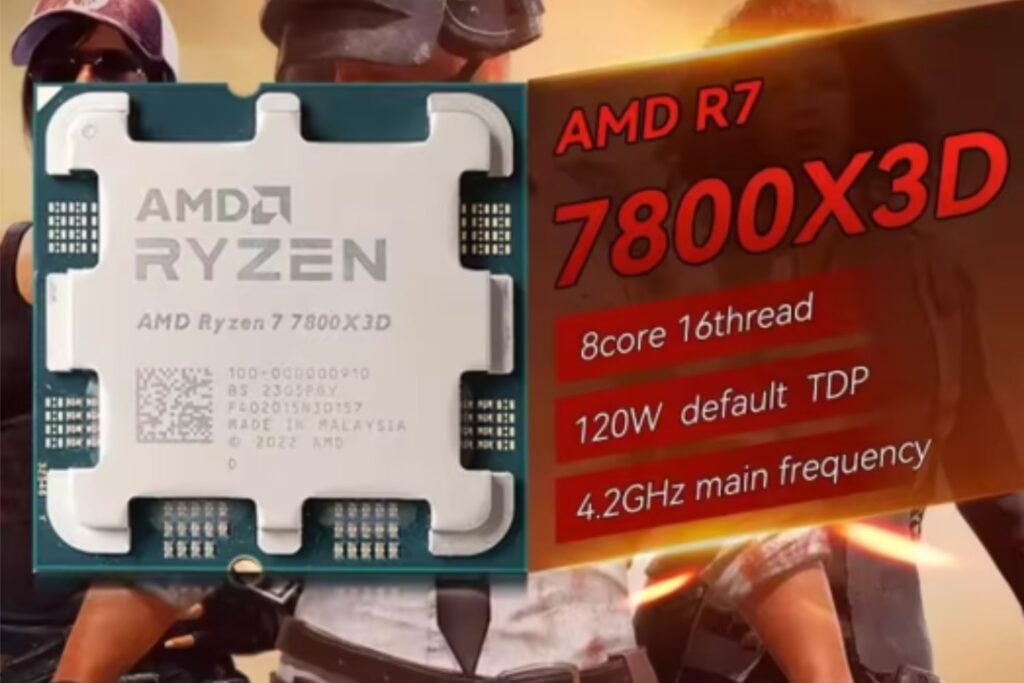 PROCESADOR AMD Ryzen 7 7800X3D R7 7800X3D 5,0 GHz 8-Core 16-Thread CPU procesador 5nm 96M Socket AM5 placa base compatible con X670/B650