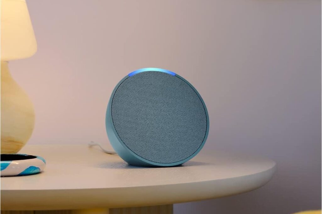 Echo Pop (Última generación) | Altavoz inteligente Bluetooth con Alexa de sonido potente y compacto | Antracita