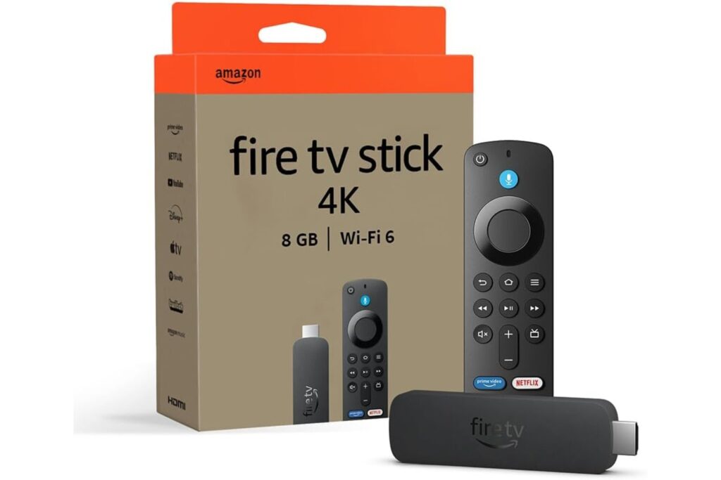 Amazon Fire TV Stick 4K (Última generación), Dispositivo de streaming compatible con Wi-Fi 6, Dolby Vision, Dolby Atmos y HDR10+