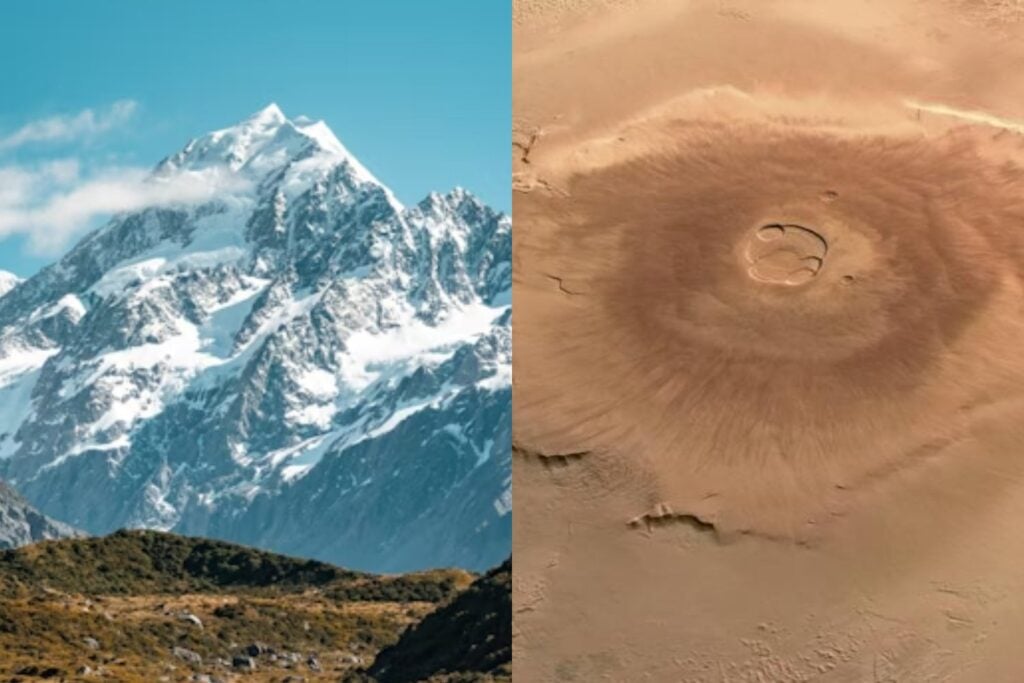 El Everest no es tan alto como crees. En Marte y otros mundos del Sistema Solar hay montañas tres veces más grandes