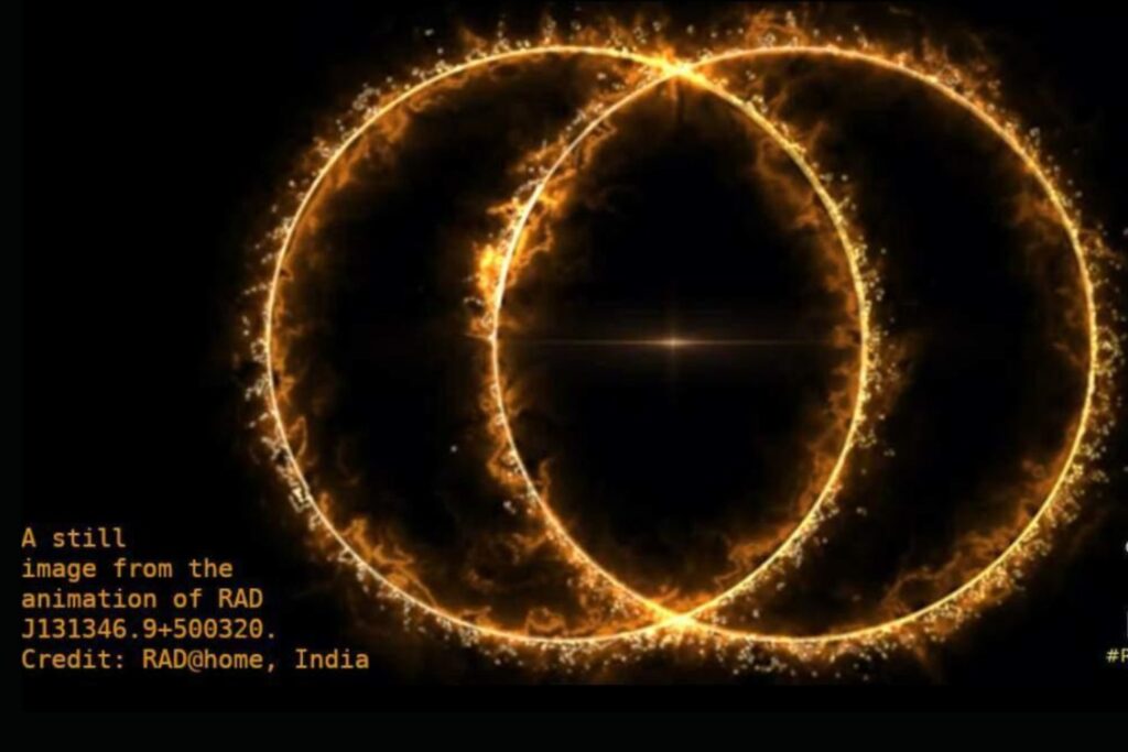 Detectan dos círculos de radio a 7.500 millones de años luz: una huella cósmica que podría revelar cómo evolucionó el universo temprano