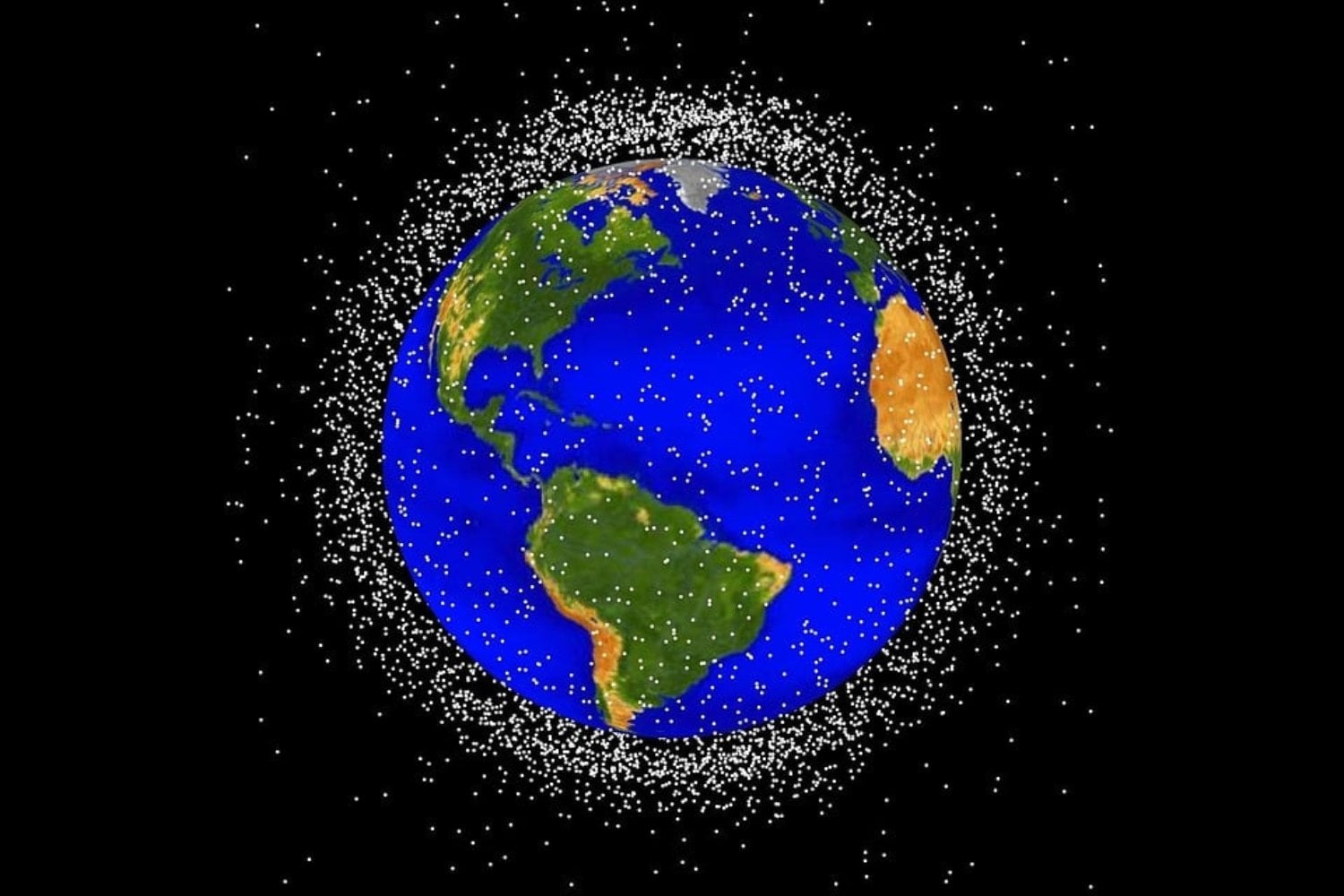 Más de 40.000 fragmentos orbitan la Tierra y amenazan la seguridad espacial