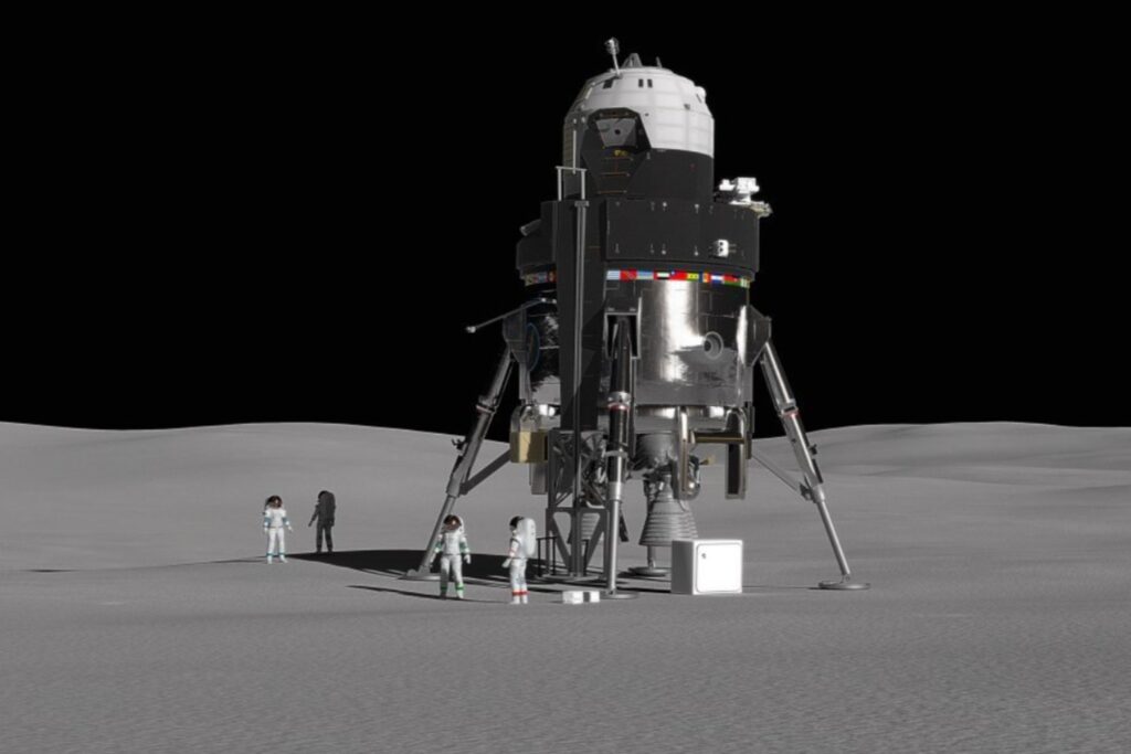 El robot canadiense que podría encargarse de mover el equipamiento de los astronautas en la Luna