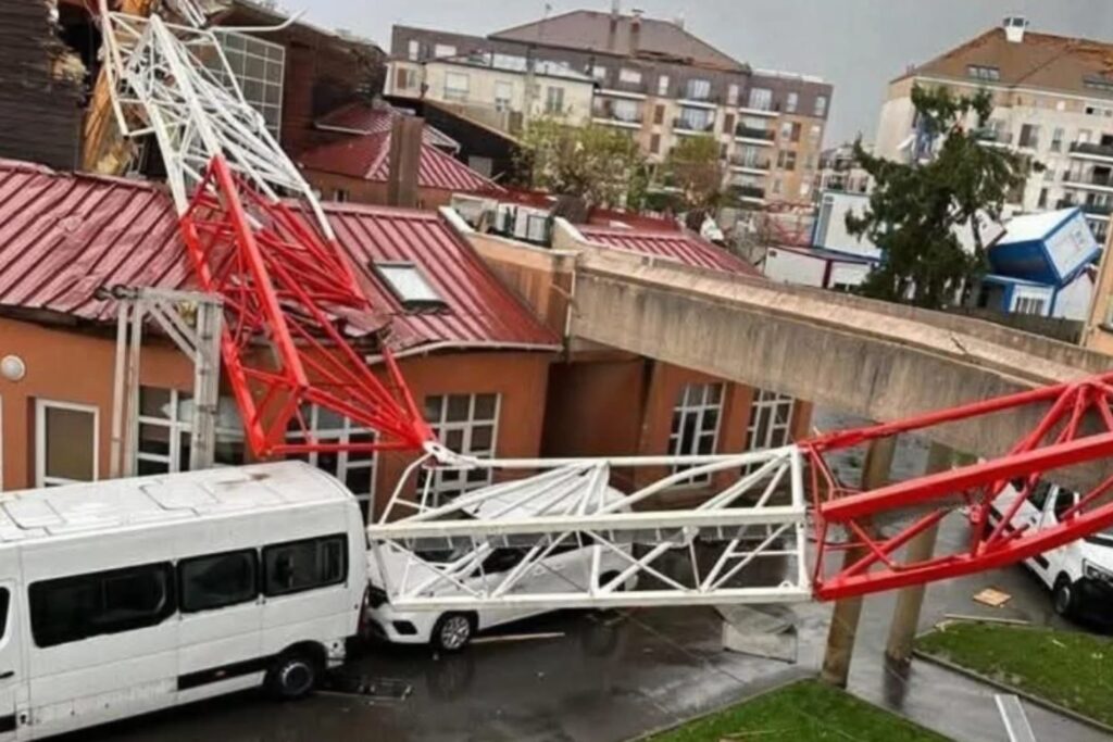 Catástrofe a 20 kilómetros de París: un tornado deja un muerto y ocho heridos en Ermont