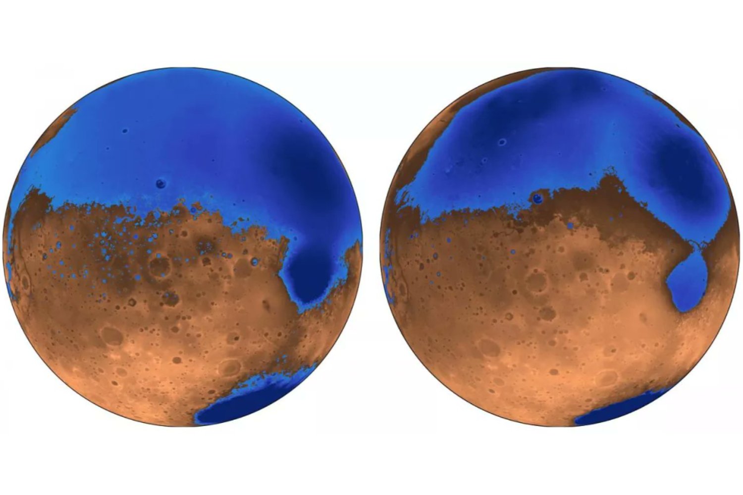 La ESA publica imágenes en 3D que revelan antiguos cauces de agua en Marte: así se formó el paisaje del planeta rojo