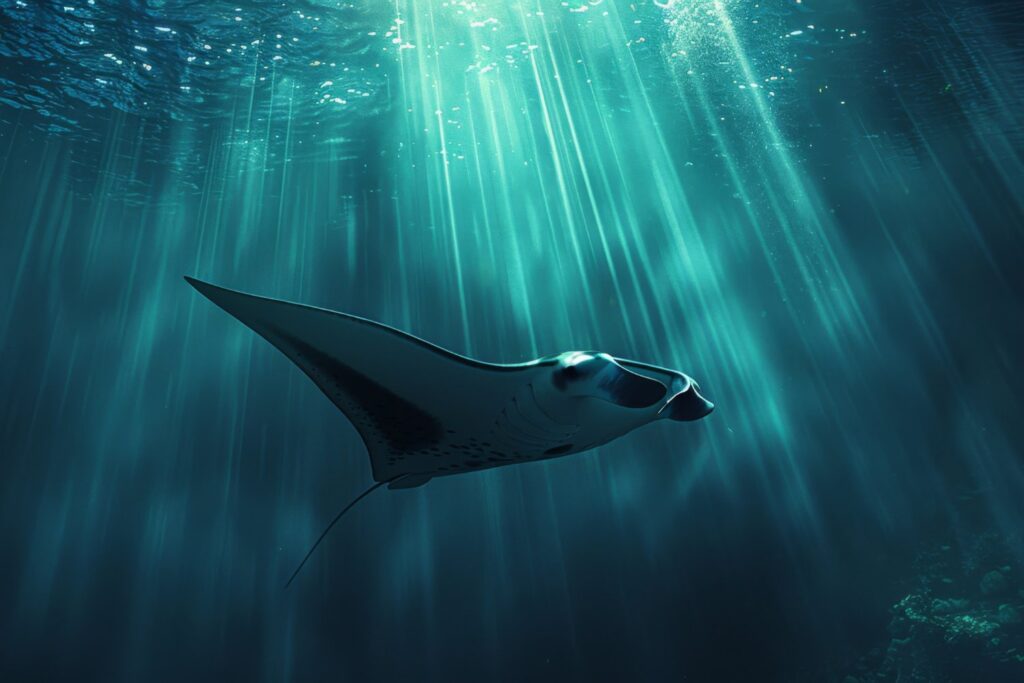 Los secretos del buceo extremo de las rayas manta: científicos descubren por qué se sumergen a más de 1.200 metros