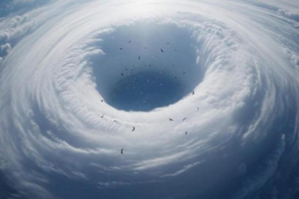 Pájaros atrapados en el ojo del huracán Melissa: el inquietante fenómeno que asombra a los meteorólogos