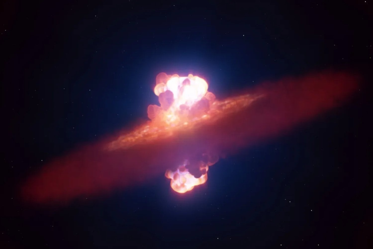 Una supernova explotó a 22 millones de años luz y los astrónomos reaccionaron como nunca. En un día captaron la forma de la onda de choque inicial. Y lo que vieron fue una geometría tan peculiar como reveladora