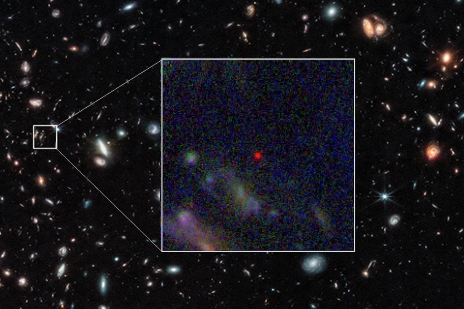El agujero negro que no debería existir. El James Webb detecta un monstruo supermasivo apenas 350 millones de años tras el Big Bang