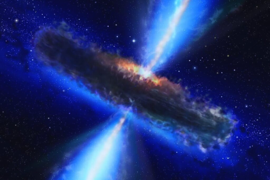 l agua no nació en la Tierra. Nació en el amanecer del cosmos. Y esta nube gigantesca —140 billones de océanos— demuestra que el universo estuvo lleno de agua desde el principio