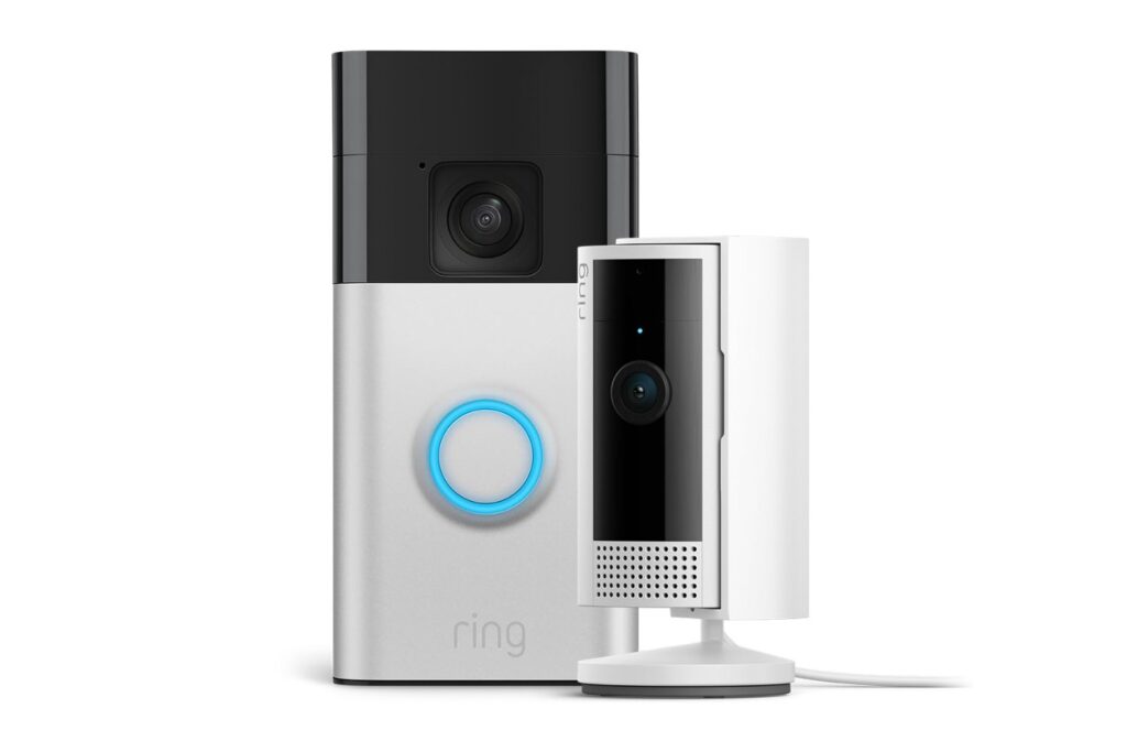 Ring videotimbre con batería + Cámara interior