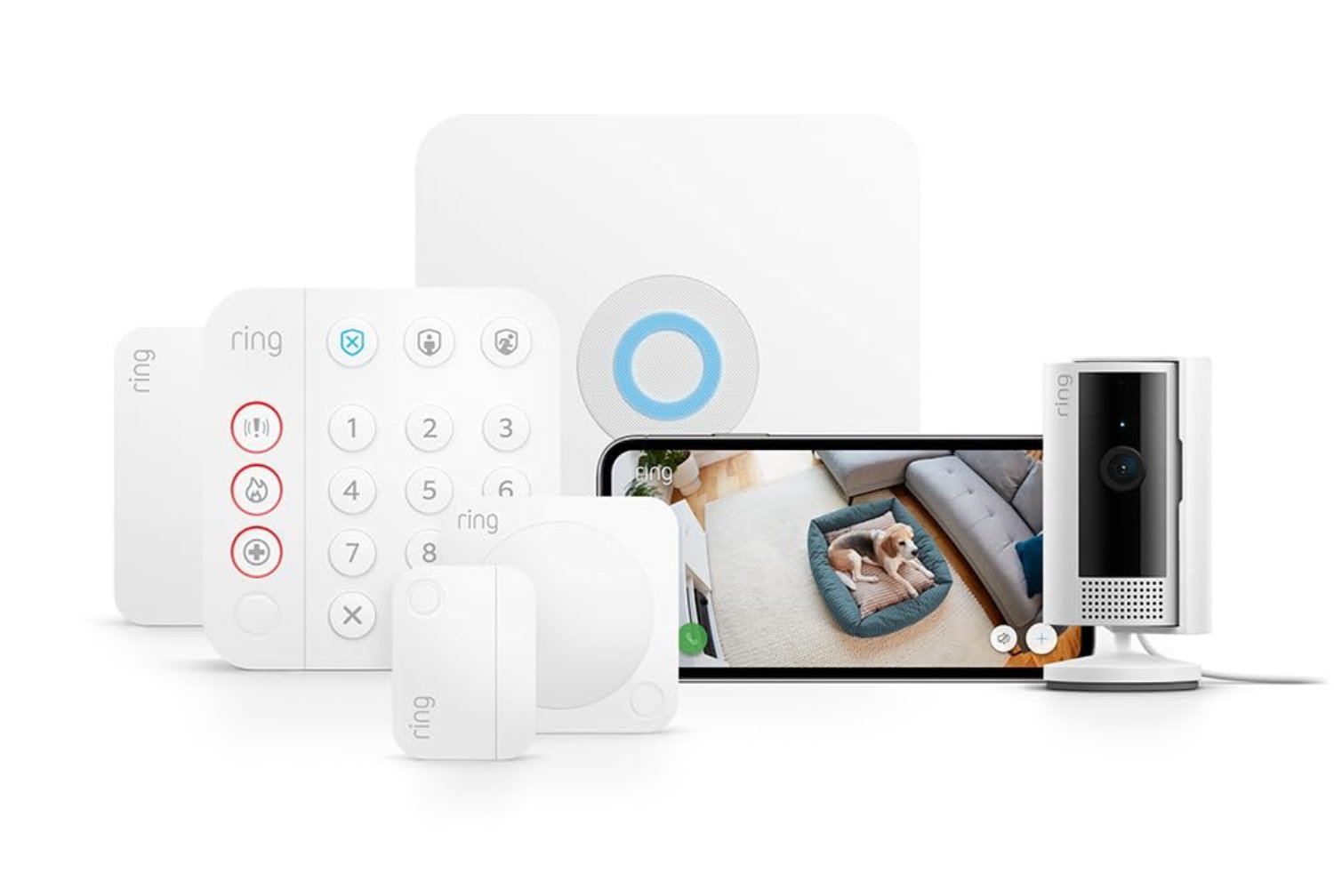 Kit de Ring Alarm S + Cámara interior (Indoor Camera 2ª gen)