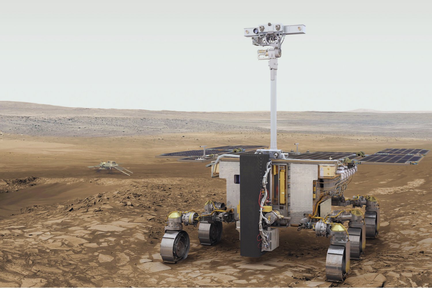 Europa no buscará vida en Marte sola. La NASA se une al rover Rosalind Franklin, la misión que quiere excavar más profundo que nunca